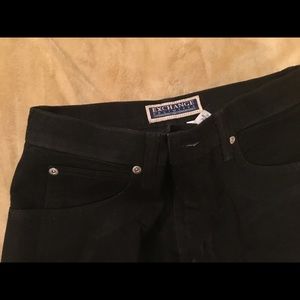 Exchange Black Stretch Jeans 12 Front Back pockets
